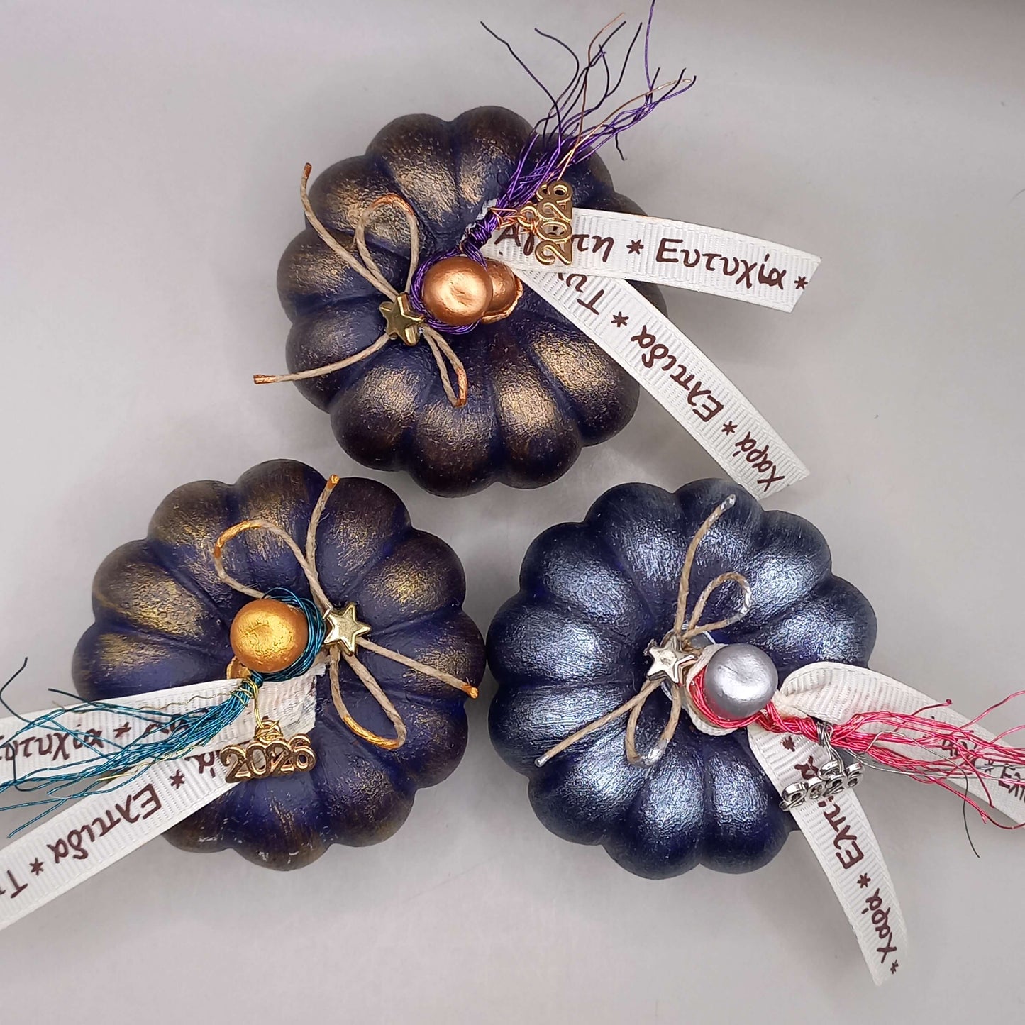 Γούρι 2026~Κολοκύθες (3 χρώματα)