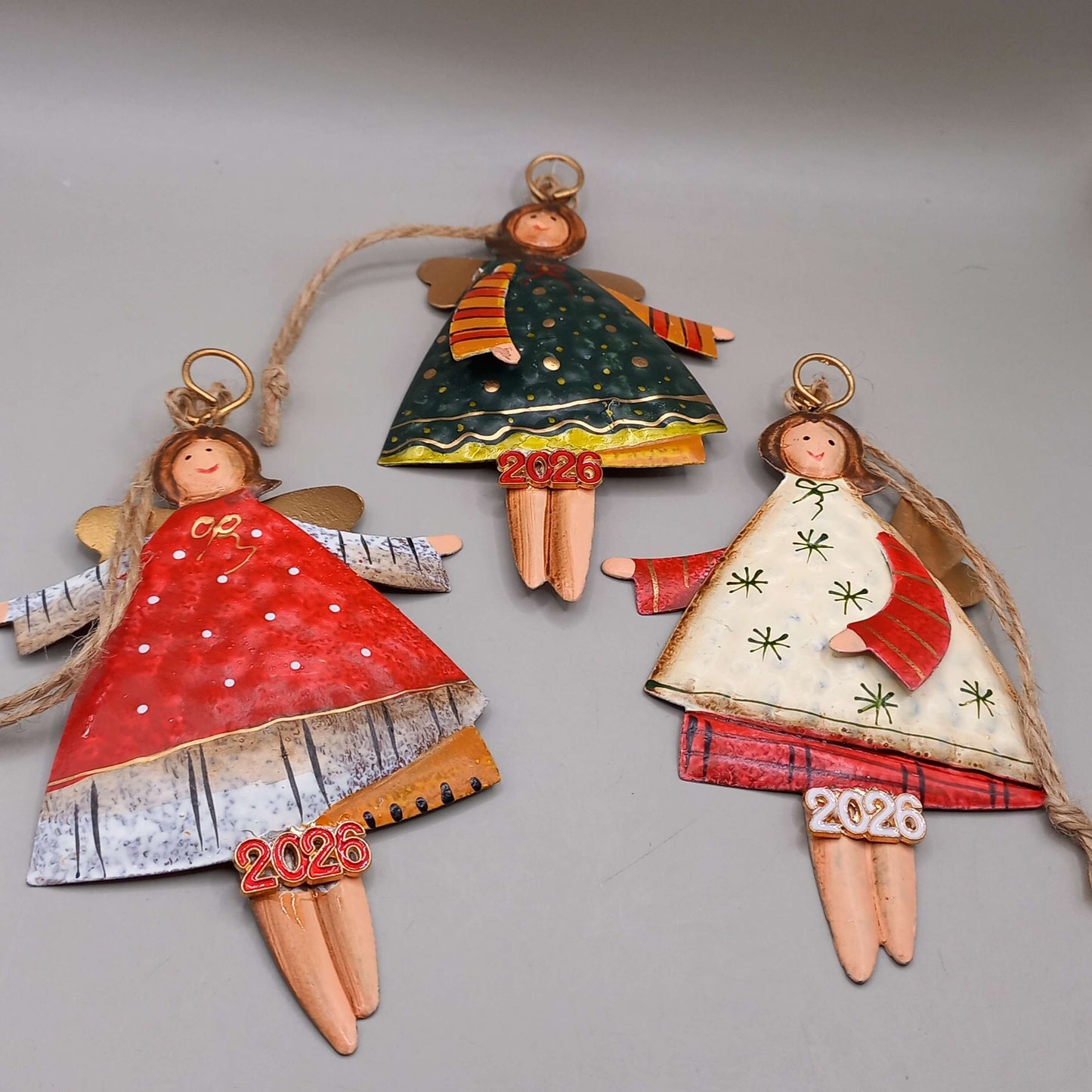 Γούρι 2026~Αγγελάκια μεταλλικά (3 επιλογές)