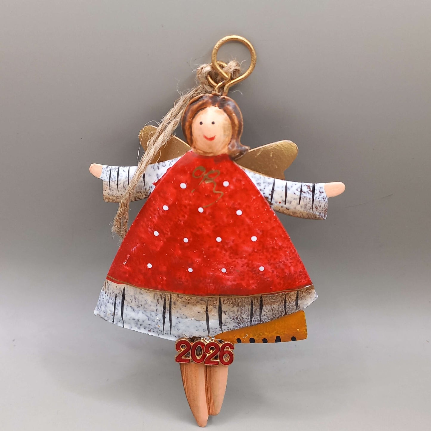 Γούρι 2026~Αγγελάκια μεταλλικά (3 επιλογές)