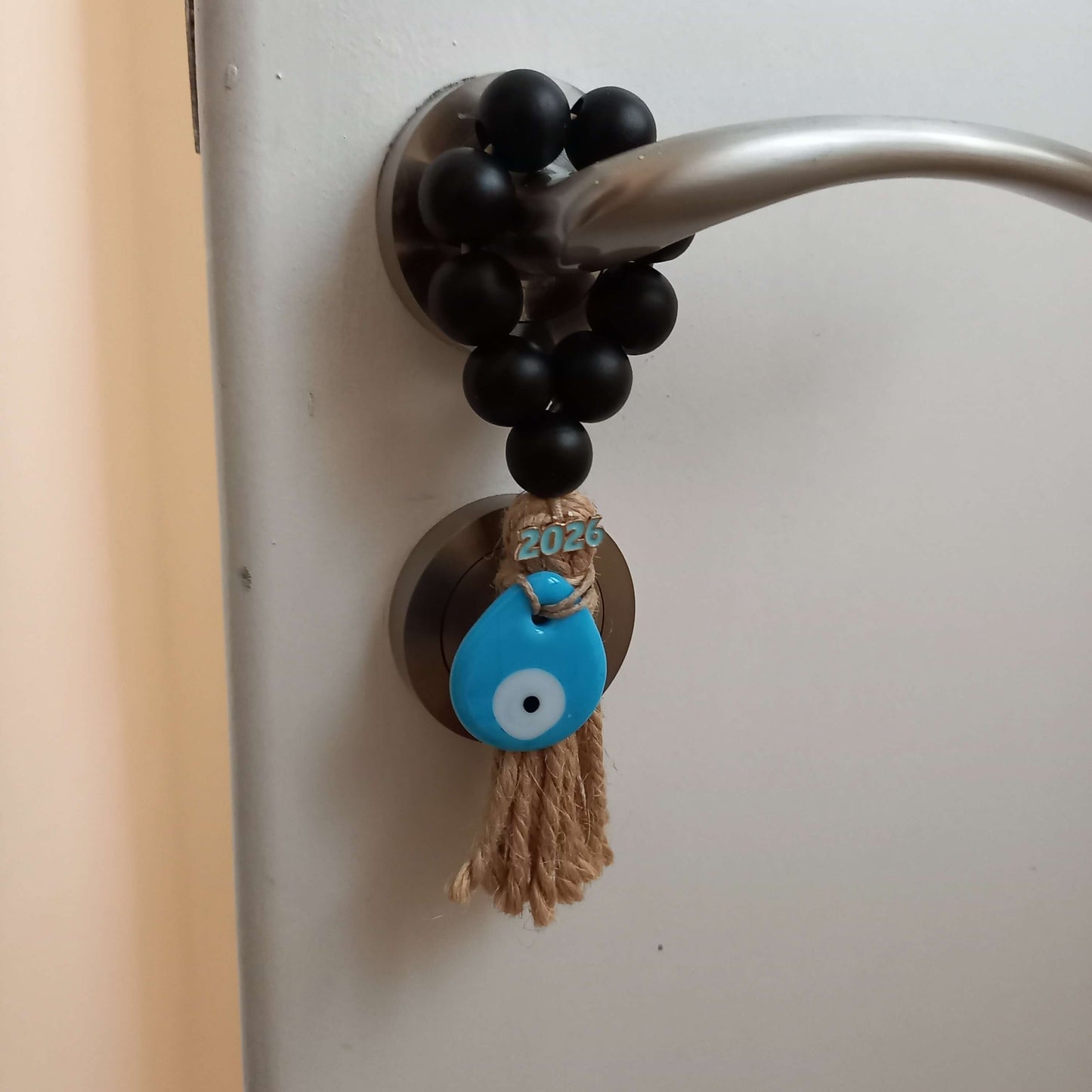 Γούρι 2026~Κομπολόι με μάτι (Μαύρο)