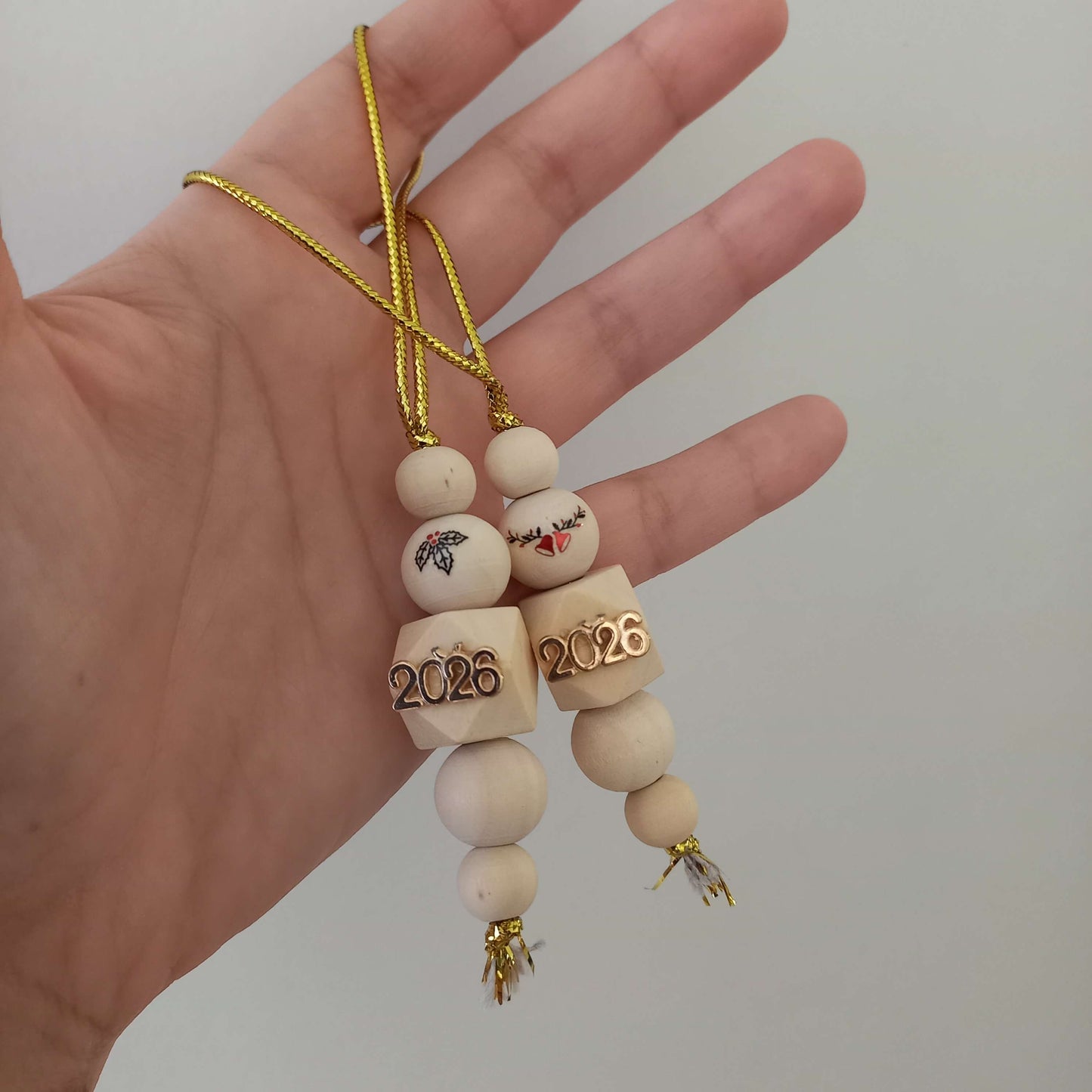 Γούρι 2026~Μικρό ξύλινο