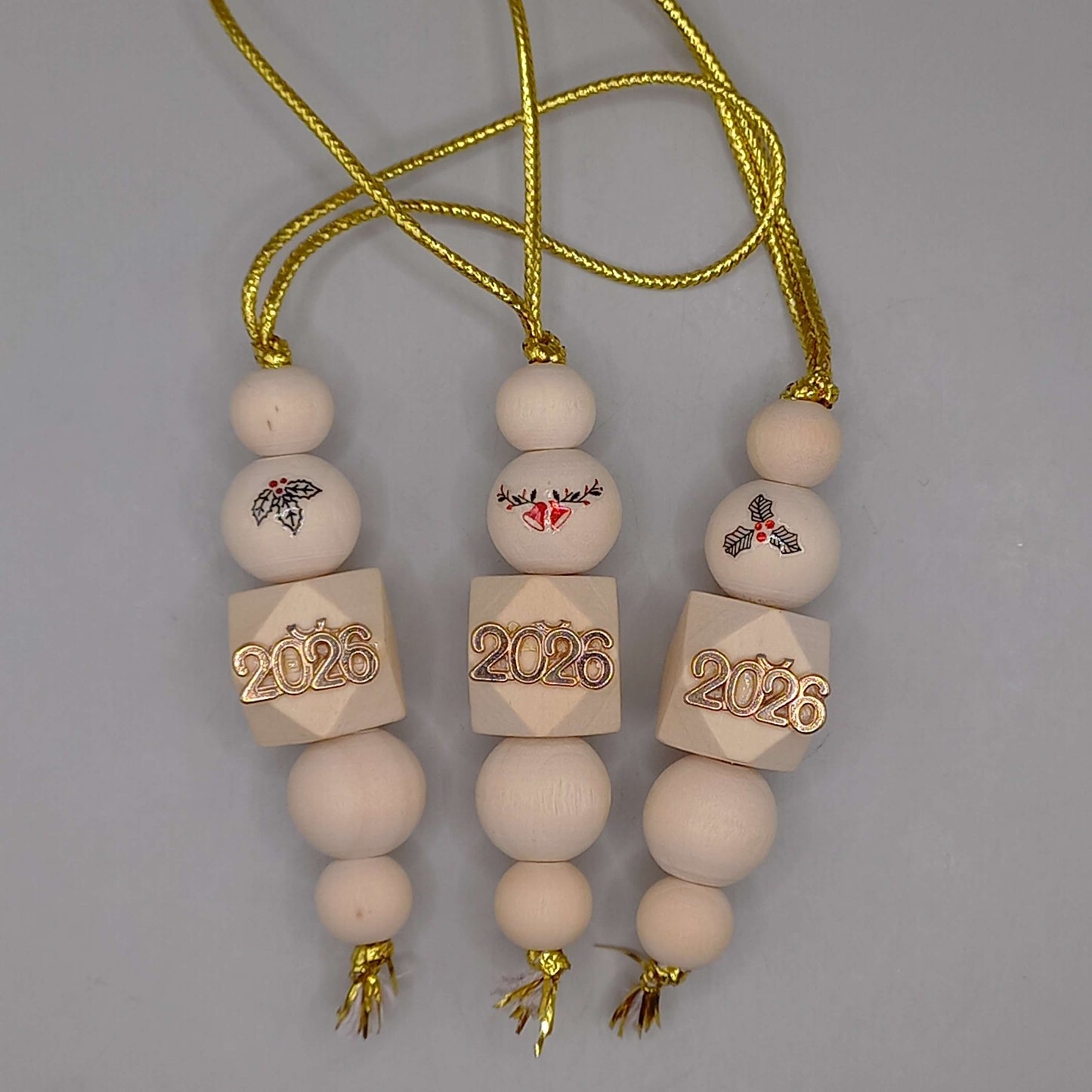 Γούρι 2026~Μικρό ξύλινο