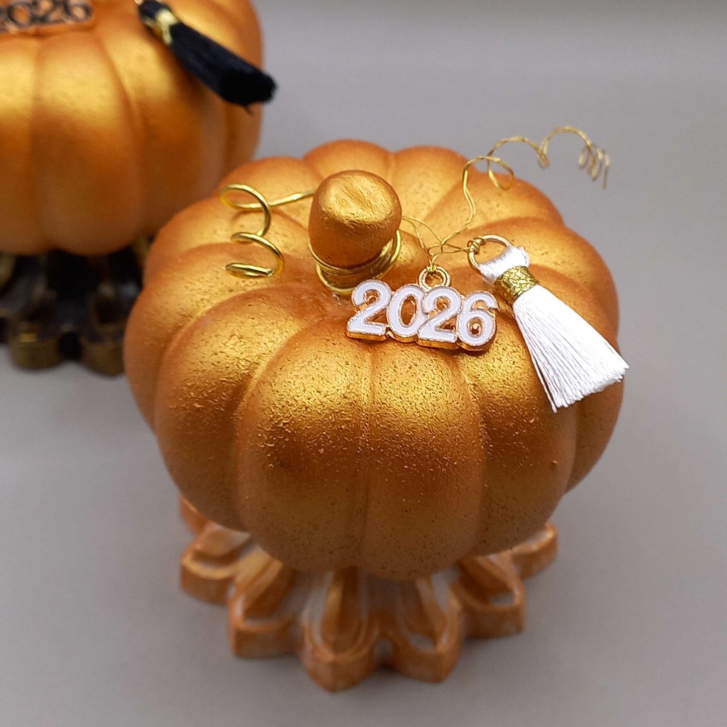 Γούρι 2026~Κολοκύθα με βάση (2 χρώματα)