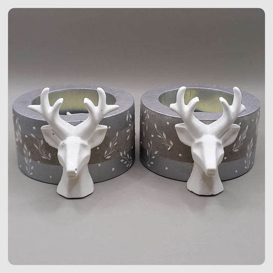 Ρεσώ Τάρανδοι - Γκρι (Σετ 2τμχ)