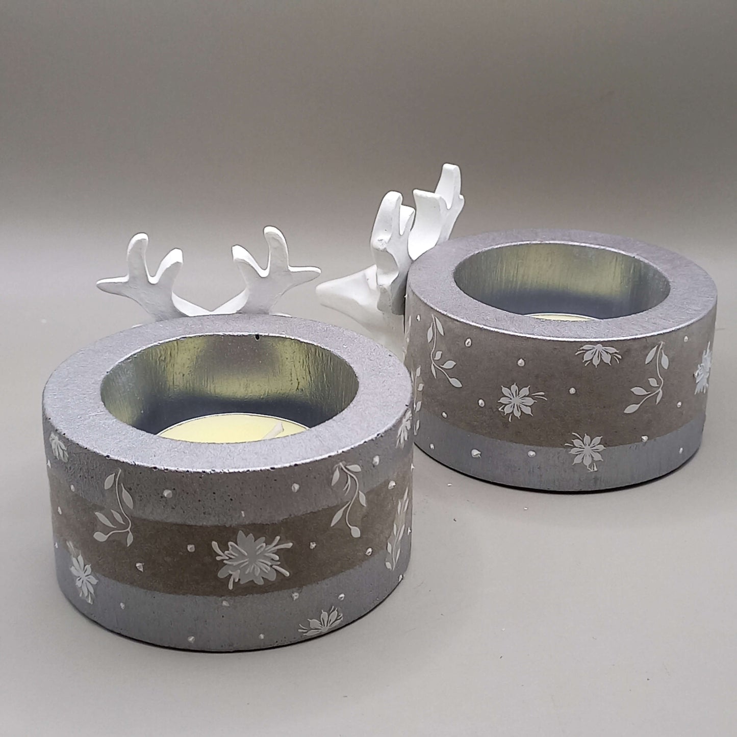 Ρεσώ Τάρανδοι - Γκρι (Σετ 2τμχ)