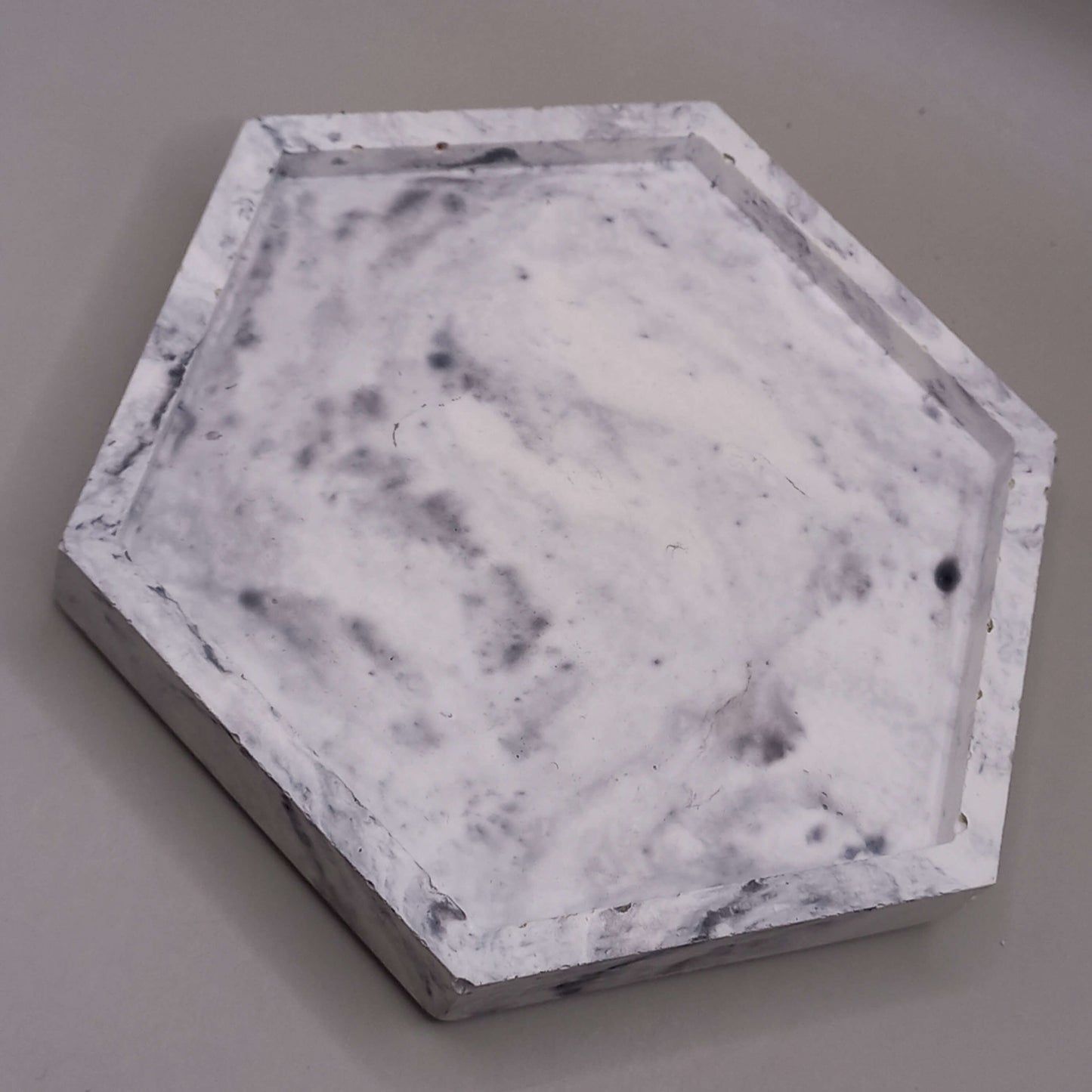 Σουβέρ "Hexagon" - MARBLE (Σετ 4τμχ)